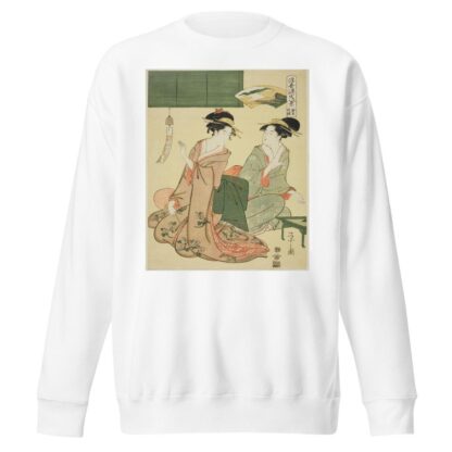 Ukiyo Genji hakkei ; Suzumushi no bansho by Chōbunsai Eishi Sweatshirt