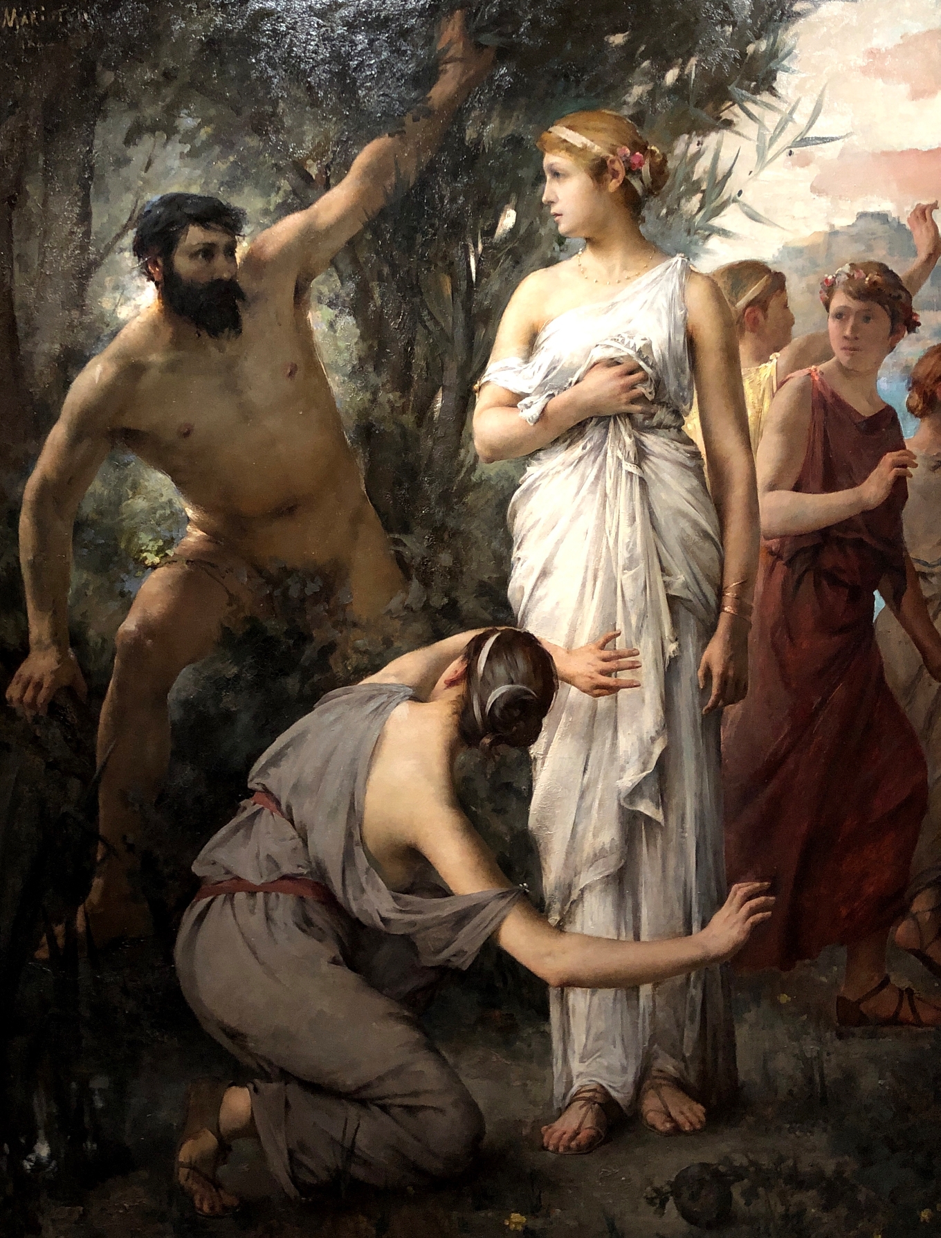 Ulysse et Nausicaa by Jean Alfred Marioton