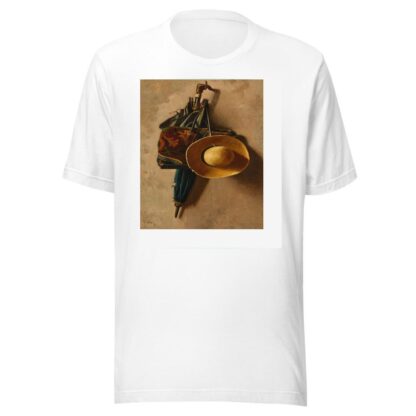 Umbrella, Hat and Carpet Bag by John Frederick Peto T-Shirt