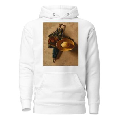 Umbrella, Hat and Carpet Bag by John Frederick Peto Hoodie