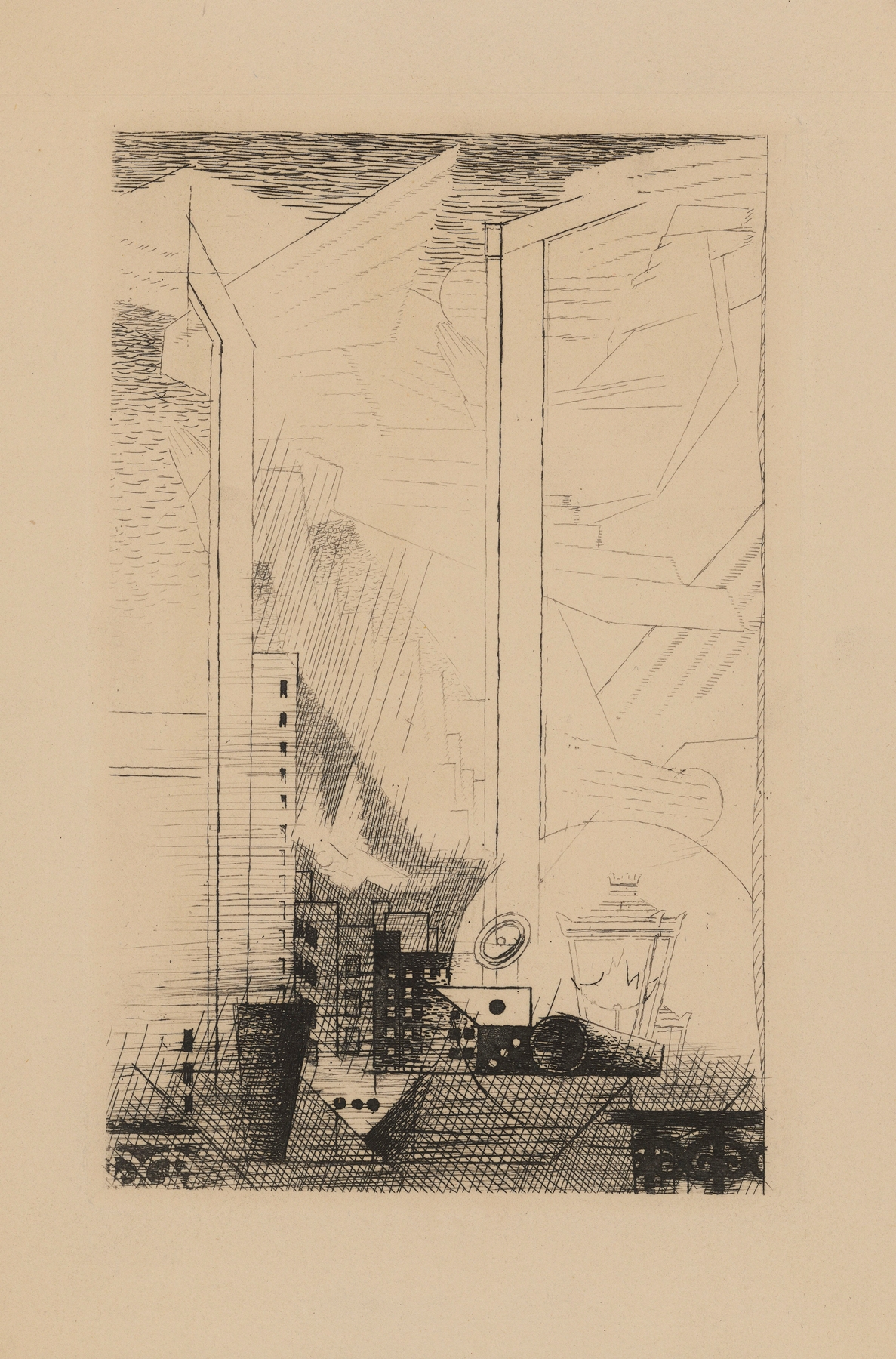 Un Soir by Louis Marcoussis