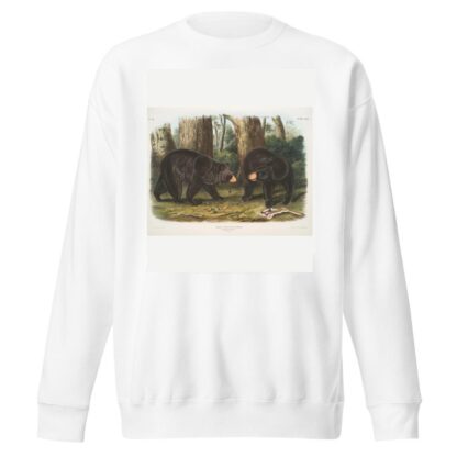 Ursus Americanus, American Black Bear. Male & female. by John Woodhouse Audubon Sweatshirt