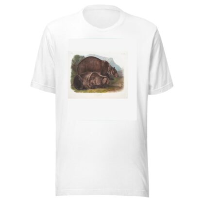 Ursus ferox, Grizzly Bear. Males. by John Woodhouse Audubon T-Shirt