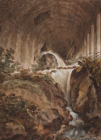 Vandfald under muret hvælving by Jens Petersen Lund