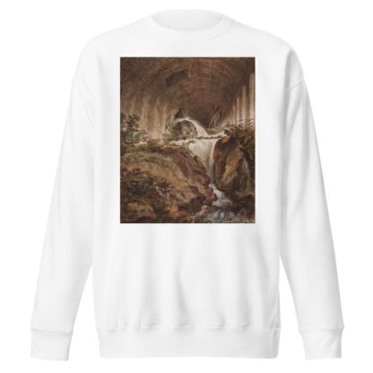 Vandfald under muret hvælving by Jens Petersen Lund Sweatshirt