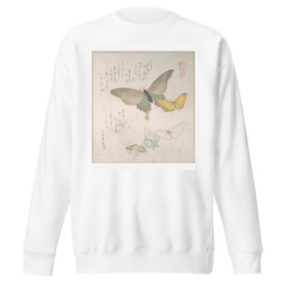Various Moths and Butterflies by Kubo Shunman Sweatshirt