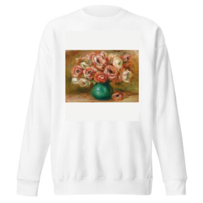 Vase d’anémones by Pierre-Auguste Renoir Sweatshirt