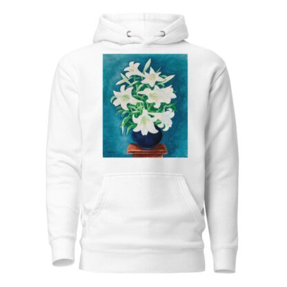 Vase de lys by Moïse Kisling Hoodie