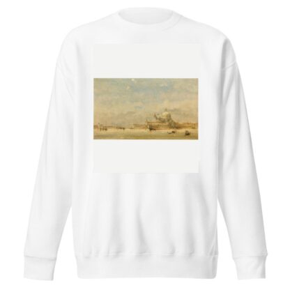 Venice, a view of the Basilica of Santa Maria della Salute by David Roberts Sweatshirt