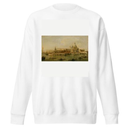Venice; The Dogana and Santa Maria della Salute by Workshop of Francesco Guardi Sweatshirt