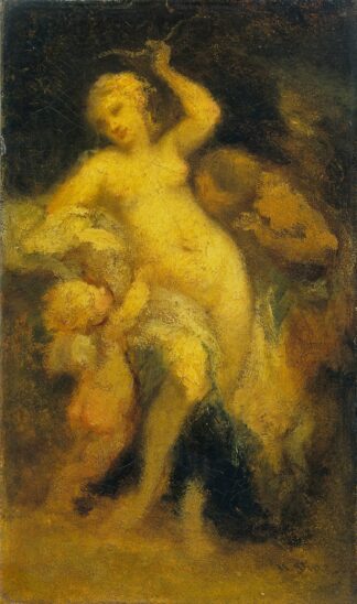 Venus disarming Cupid by Narcisse-Virgile Diaz de La Peña
