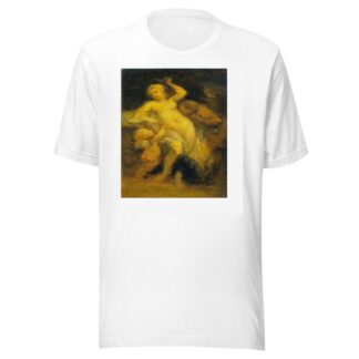 Venus disarming Cupid by Narcisse-Virgile Diaz de La Peña T-Shirt