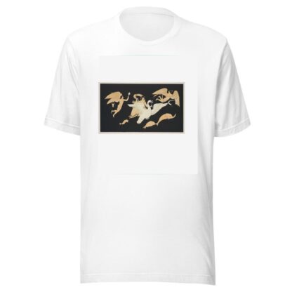 Venus seated on a swan and accompanied by two hermaphrodites. by Alexis Louis Pierre Housselin T-Shirt