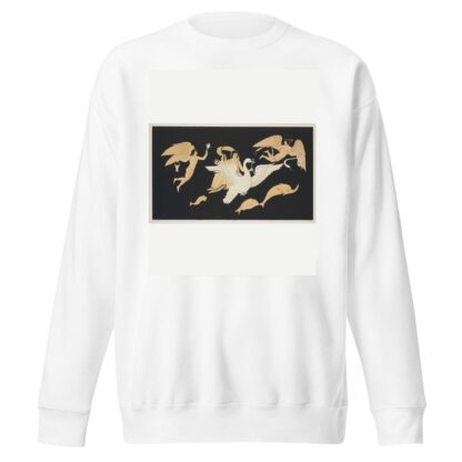 Venus seated on a swan and accompanied by two hermaphrodites. by Alexis Louis Pierre Housselin Sweatshirt