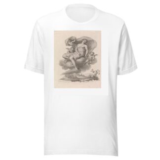 Venus with three Cupids in the Sky by Francis Vieira T-Shirt