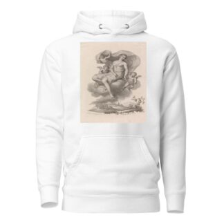 Venus with three Cupids in the Sky by Francis Vieira Hoodie