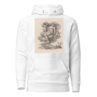 Venus with three Cupids in the Sky by Francis Vieira Hoodie