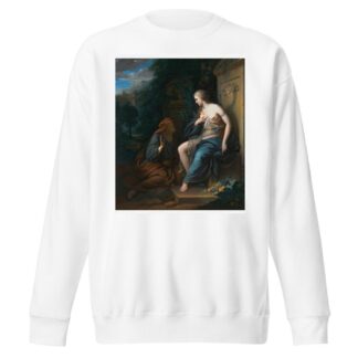 Vertumnus And Pomona by Follower of Adriaen van der Werff Sweatshirt