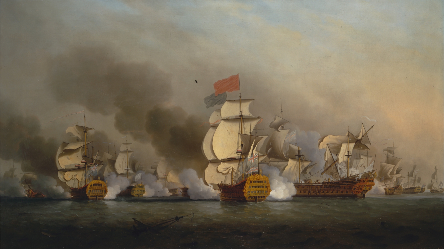 Vice Admiral Sir George Anson’s Victory off Cape Finisterre by Samuel Scott