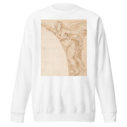 Victory holding a jug by Giulio Romano Sweatshirt