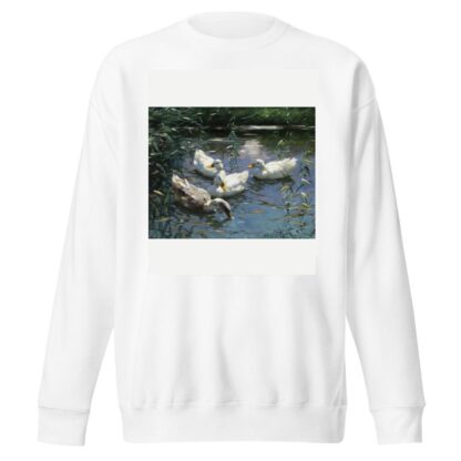 Vier Enten im Teich by Alexander Koester Sweatshirt
