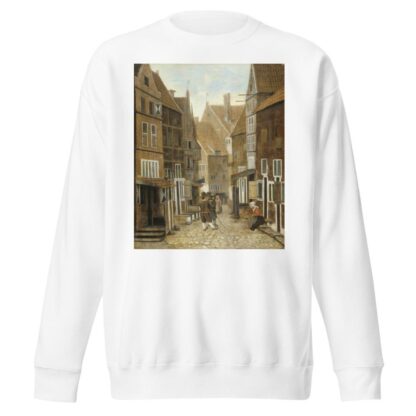 View of a Town by Jacob Vrel Sweatshirt