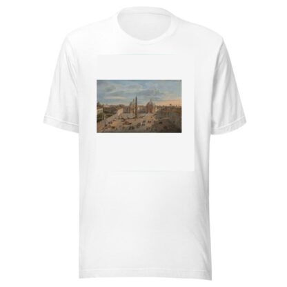 View Of Piazza Del Popolo, Rome by Giovanni Paolo Panini T-Shirt