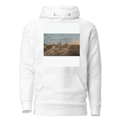 View Of Piazza Del Popolo, Rome by Giovanni Paolo Panini Hoodie