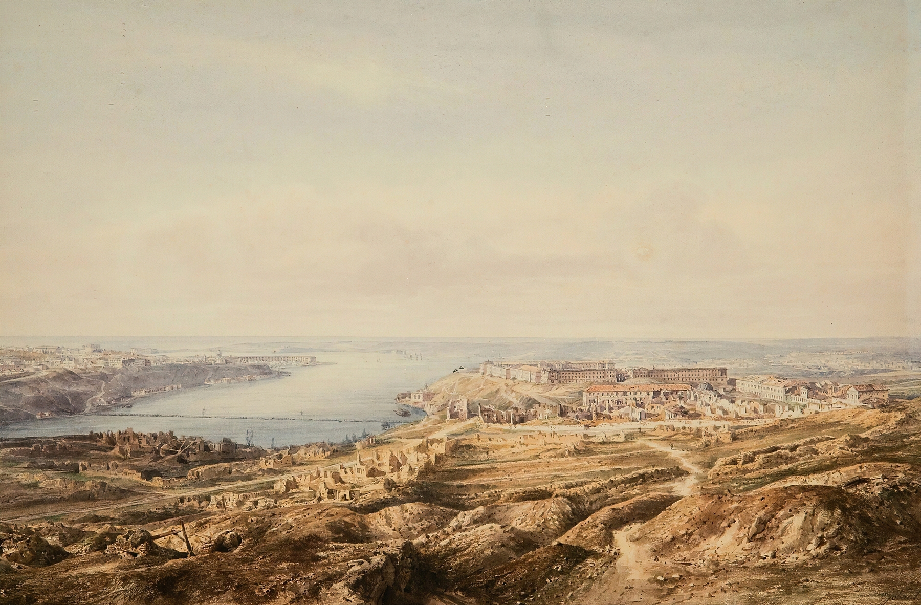 View Of Sevastopol by Gaspard Gobaut