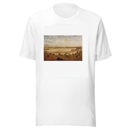 View of the New Brunswick Railroad Bridge by John Jesse Barker T-Shirt