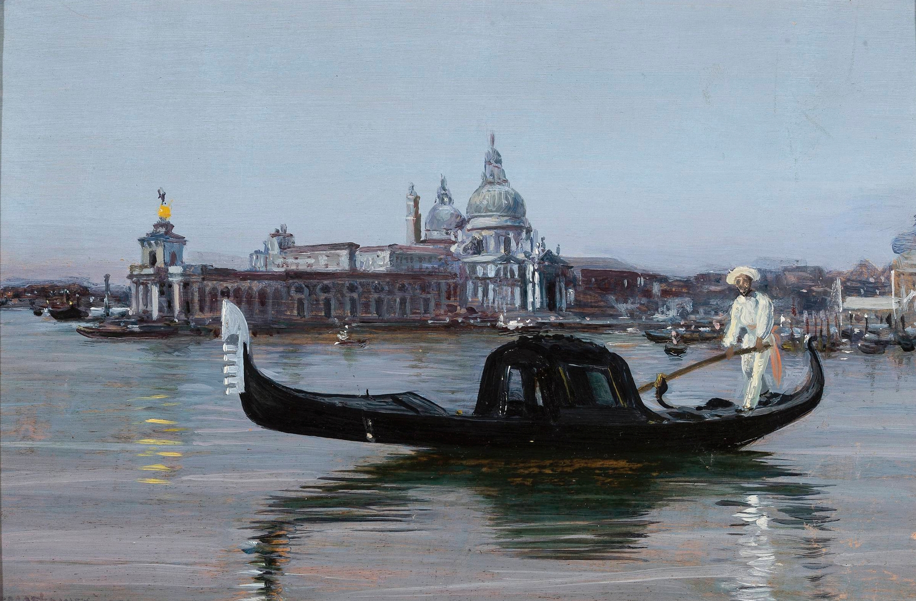 View of Venice. Santa Maria della Salute by Stanisław Masłowski