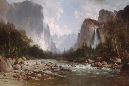 View of Yosemite Valley by Thomas Hill Sweatshirt