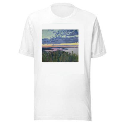 View Over a Lake at Sunset by Akseli Gallen-Kallela T-Shirt