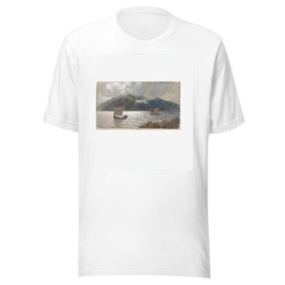 Viking Ships by Hans Gude T-Shirt