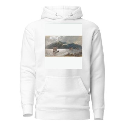 Viking Ships by Hans Gude Hoodie