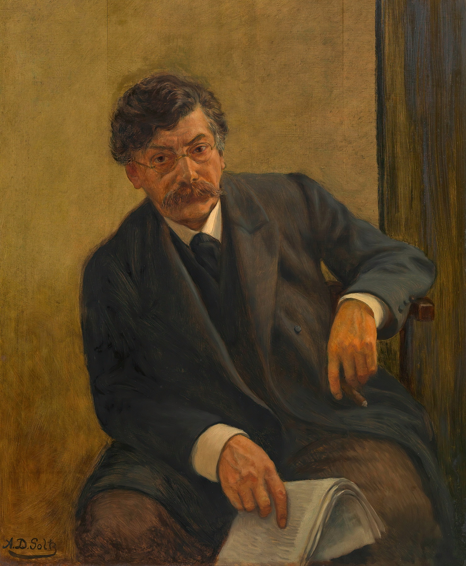 Viktor Adler by Alexander Demetrius Goltz