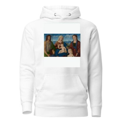 Virgin and Child with Saints and Donors by Pietro degli Ingannati Hoodie