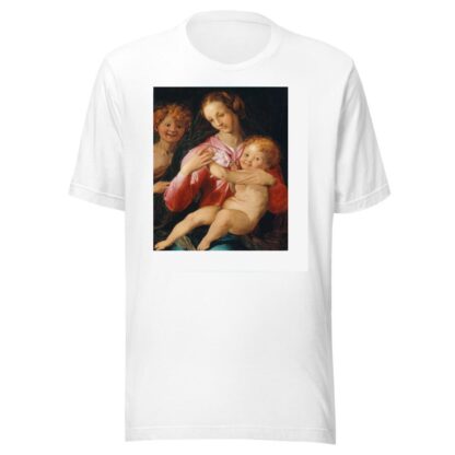 Virgin and Child with the Young Saint John the Baptist by Agnolo Bronzino T-Shirt