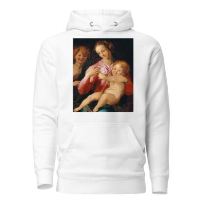 Virgin and Child with the Young Saint John the Baptist by Agnolo Bronzino Hoodie
