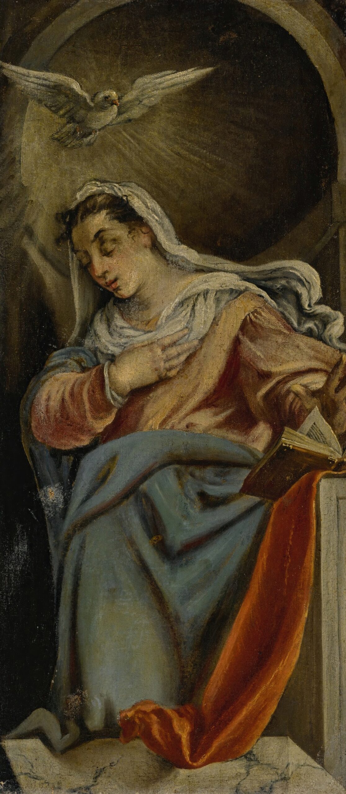 Virgin of the Annunciation by Jacopo Bassano