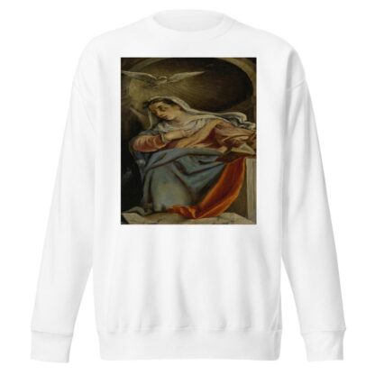Virgin of the Annunciation by Jacopo Bassano Sweatshirt