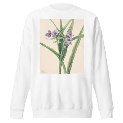 Virginia Spiderwort by Mary Vaux Walcott Sweatshirt