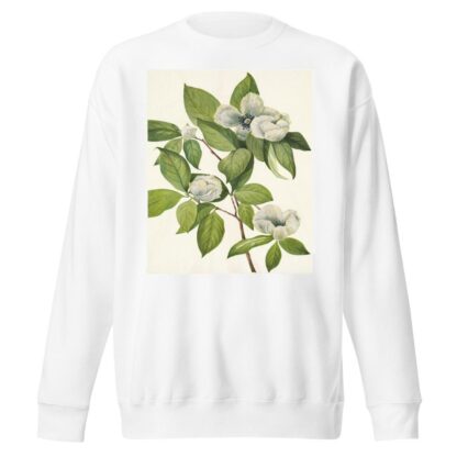 Virginia Stewartia. Stewarti malachodendron by Mary Vaux Walcott Sweatshirt