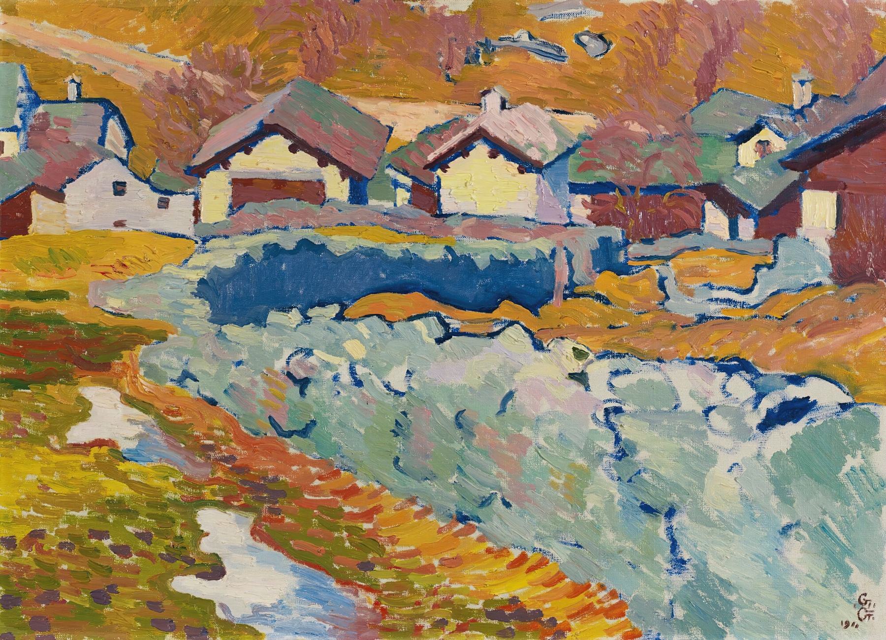 Vorfrühling In Stampa by Giovanni Giacometti