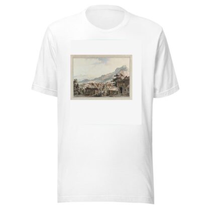 Vuë de la Ville d’Aigle sur la route des Sallines by Johann Karl Müllener T-Shirt