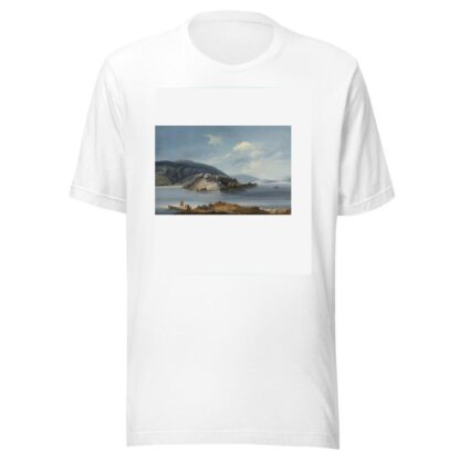 Vue de l’Isle de St. Pierre sur le Lac de Bienne by Johann Baptist Stuntz T-Shirt