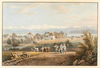 Vue de Montmirail et de ses environs by Gabriel Lory the Younger