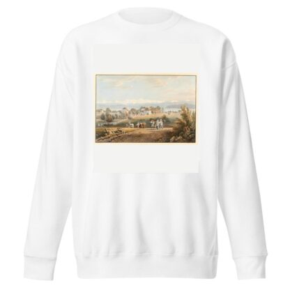 Vue de Montmirail et de ses environs by Gabriel Lory the Younger Sweatshirt