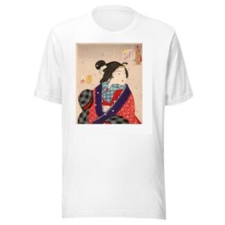 Wanting to Meet Someone; A Courtesan of the Kaei Period by Tsukioka Yoshitoshi T-Shirt