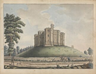 Warkworth Castle, Northumberland by William Beilby